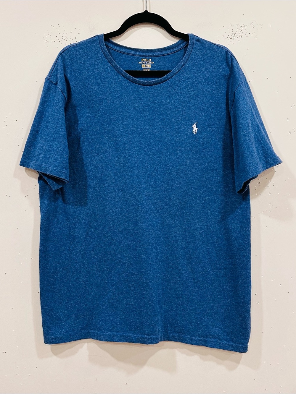 Polo Ralph Lauren Men's Blue Short Sleeve T-Shirt Casual Crew Neck Size XXL